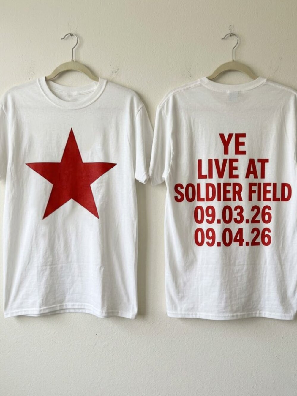 Kanye West YE Live at Soldier Field Chicago T-shirt